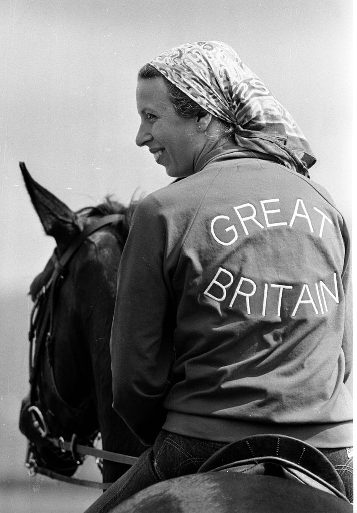 Princess Anne competes as part of the British equestrian team in the Montreal Olympic Games on July 19, 1976 in Montreal, 