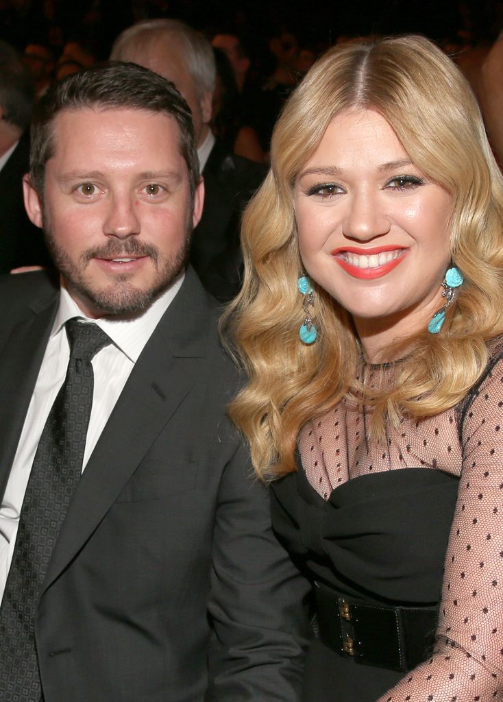 kelly clarkson brandon blackstock grammys 2013