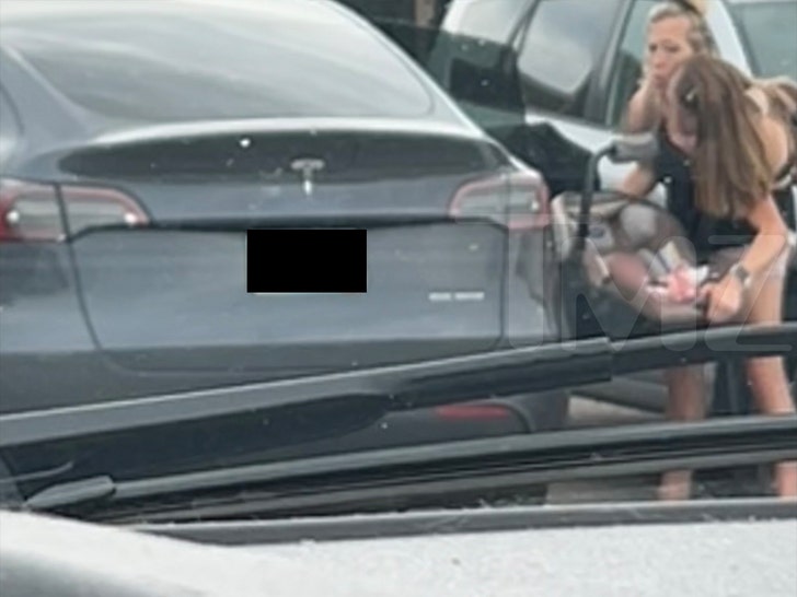 Abby and Britany conjointed twins out and about with baby tmz 1