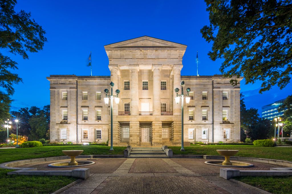 NC State Capitol building of Raleigh 