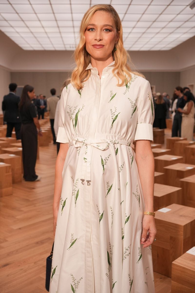 Beatrice Borromeo at the Dior Homme show 