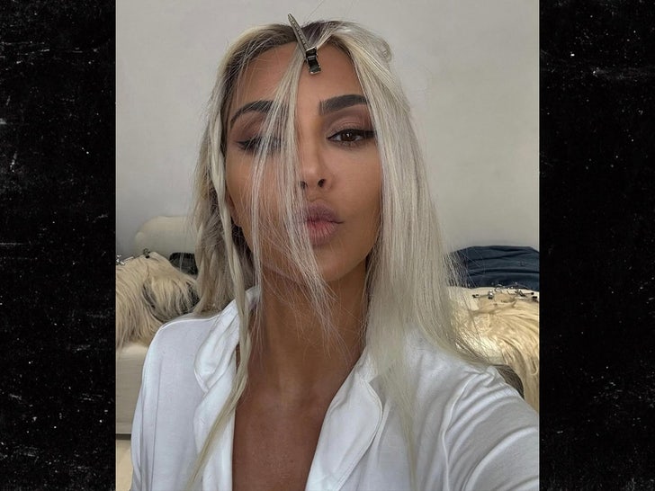 kim kardashian blonde instagram
