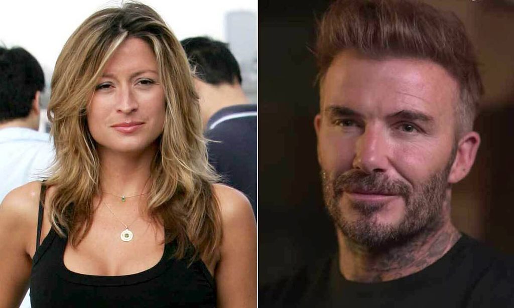 Rebecca Loos and David Beckham