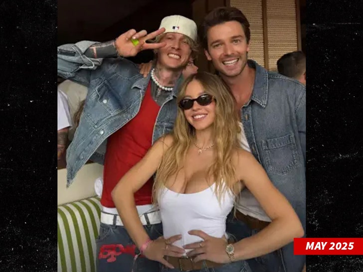 sydney sweeney mgk and patrick insta 1