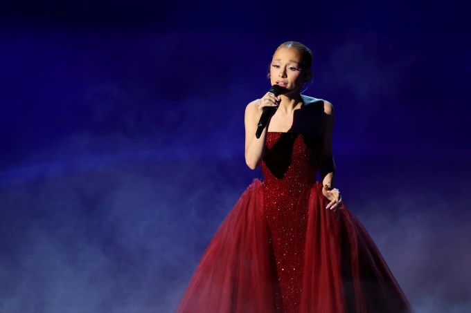 Ariana Grande at the 2025 Oscars