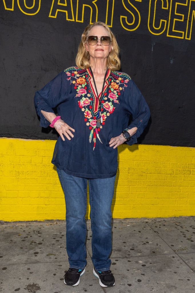 Actress Cybill Shepherd was spotted in a rare appearance in Hollywood as she introduced a show at the Eastwood theater for a play opening called Heartbreak Kid