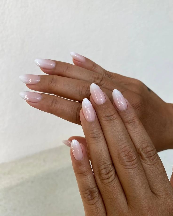 faded french manicure 