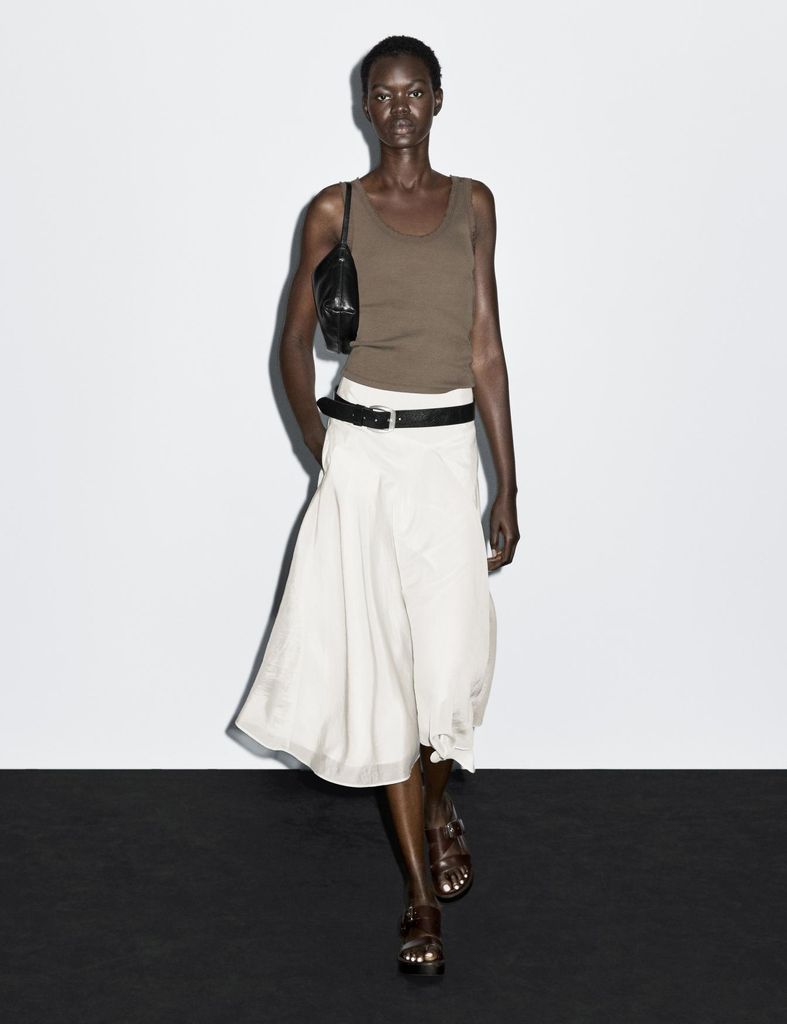 Massimo Dutti midi skirt