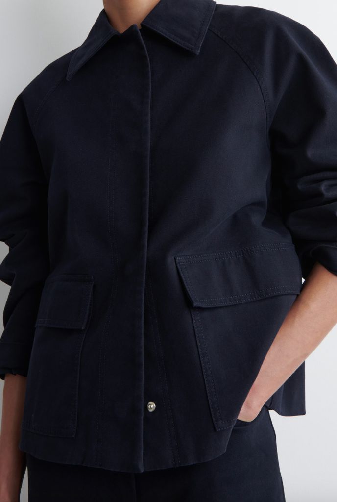 Cos utility jacket in navy