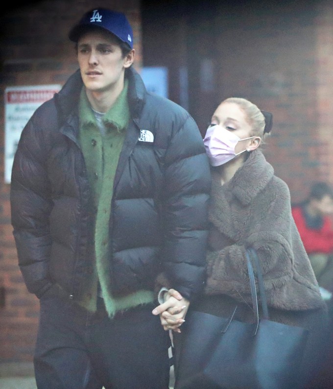 Ariana Grande with her ex-husband