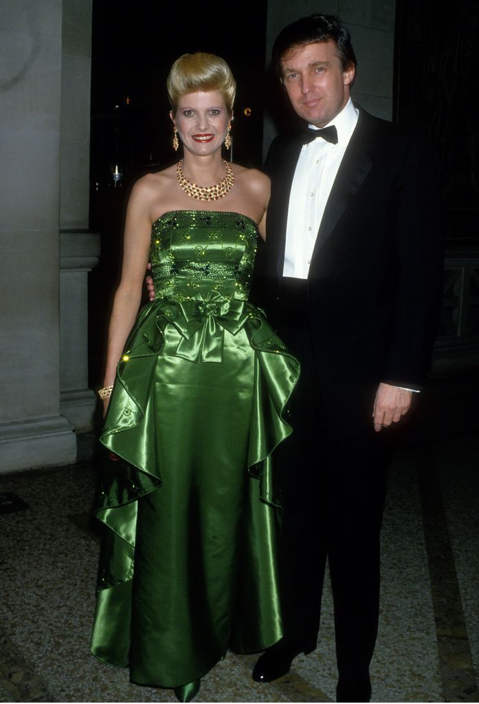 Ivana Trump and Donald Trump circa 1987 in New York City