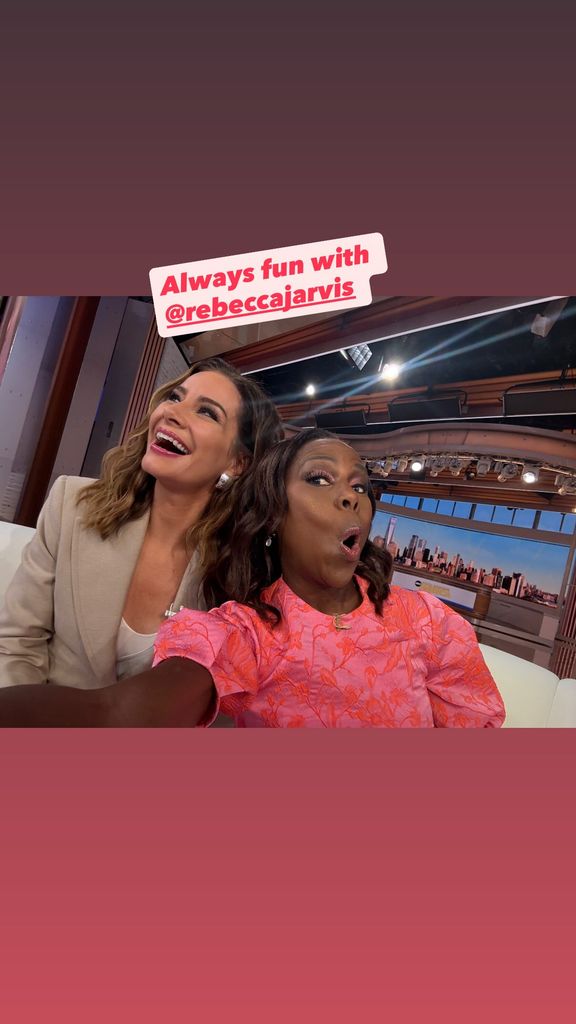 deborah roberts posing in the gma studios 