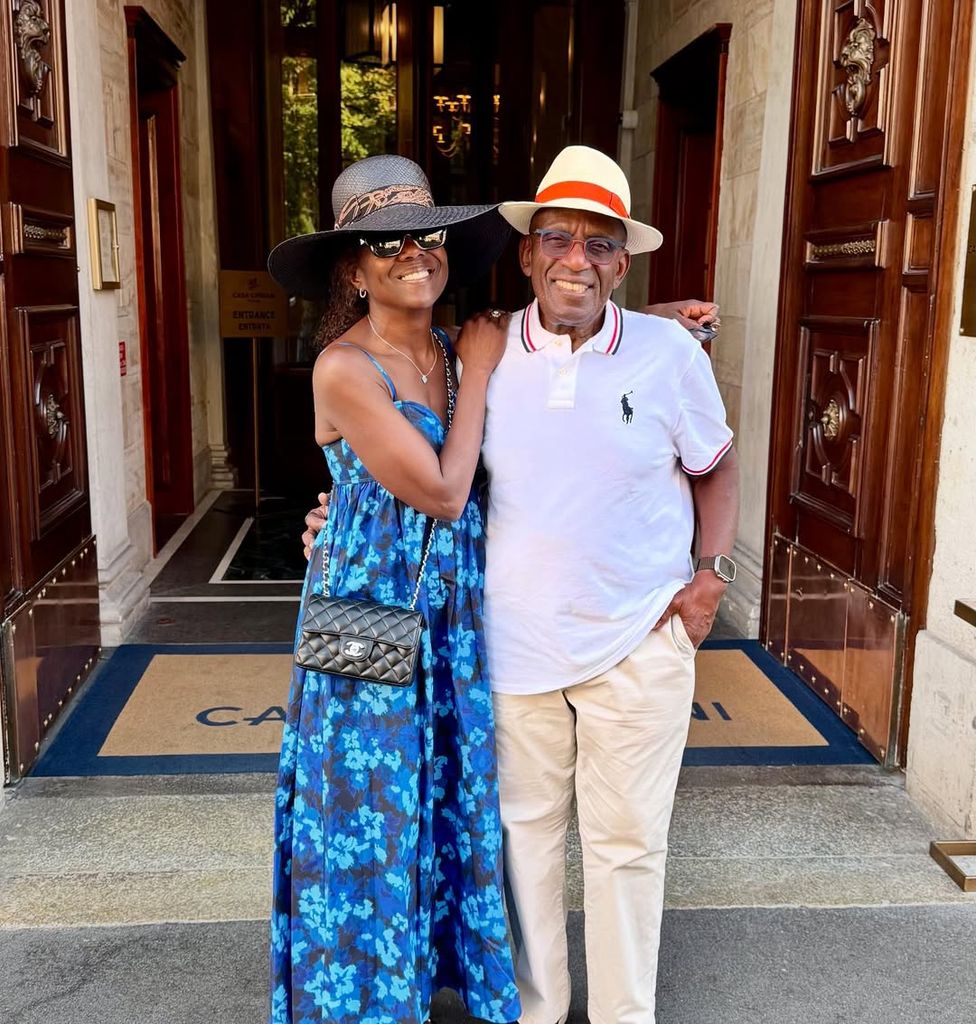 Al Roker and Deborah Roberts pose for a photo while on vacation in Italy, shared on Instagram