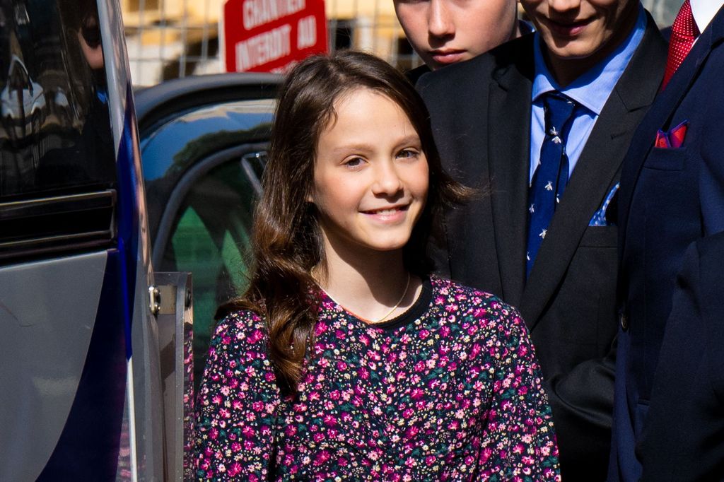 Countess Athena in a floral dress