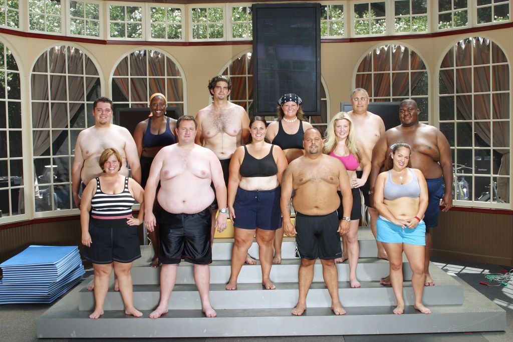 Contestants topless in season One of The Biggest Loser