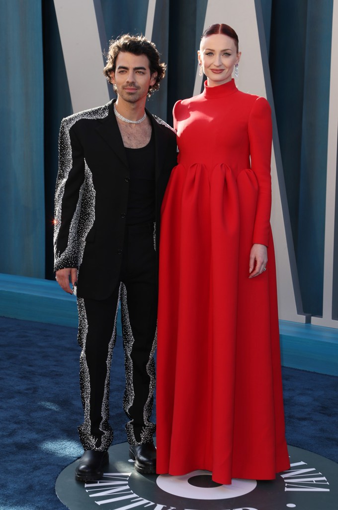 Joe Jonas and Sophie Turner at the VF Oscar Party in 2022
