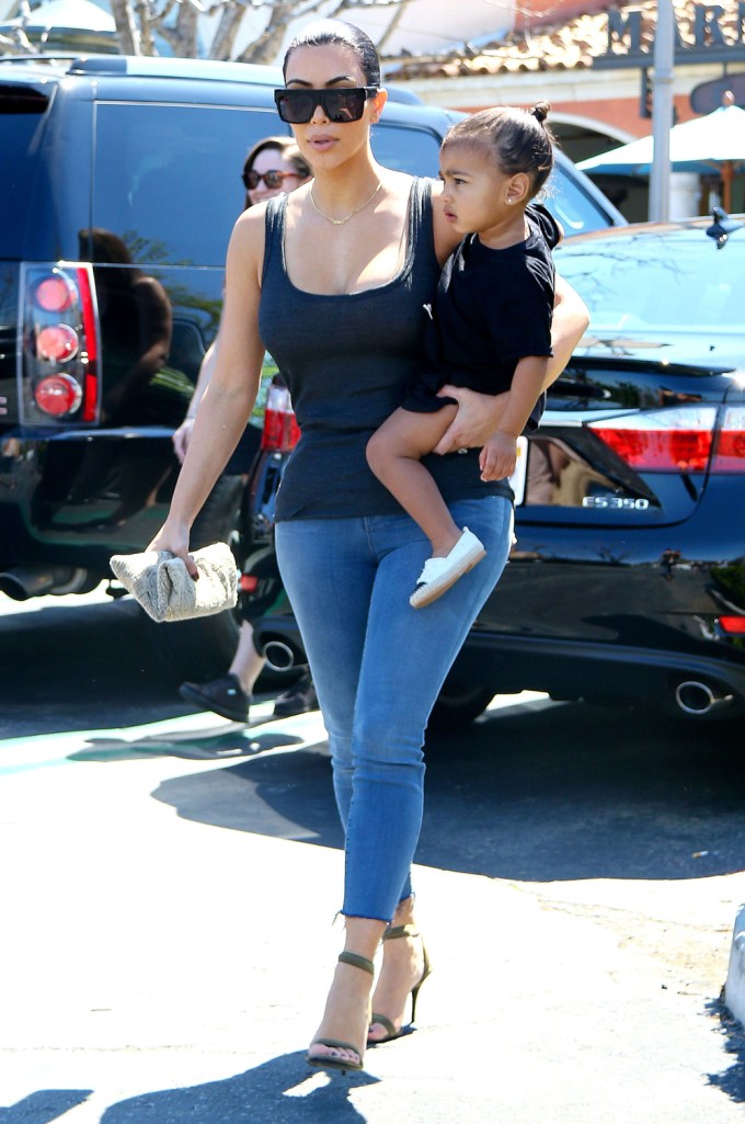 Kim Kardashian & North West Head To The Movies