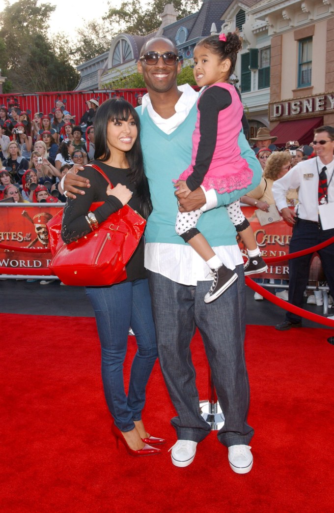 Kobe Bryant & Family At The Premiere Of ‘Pirates Of The Caribbean’