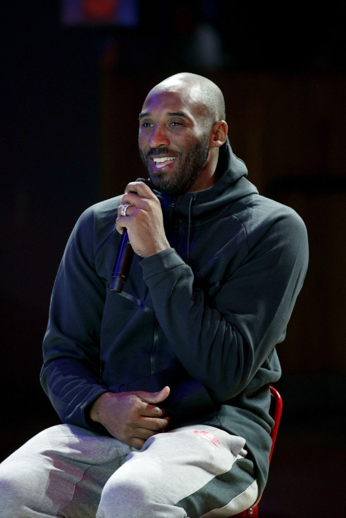 Kobe Bryant talking the talk