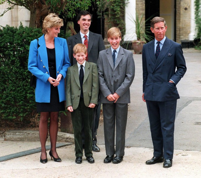 Prince William’s First Day at Eton College Public School – 1995