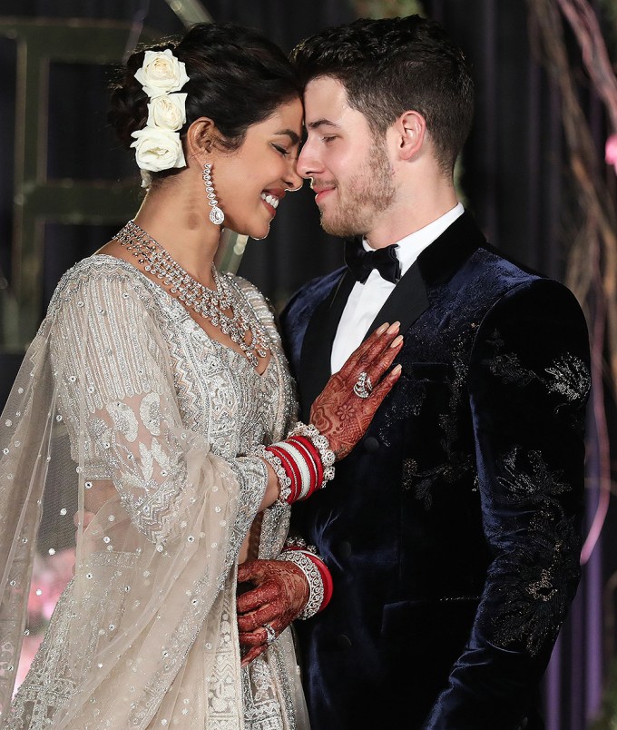 Nick Jonas and Priyanka Chopra At Their Wedding Reception