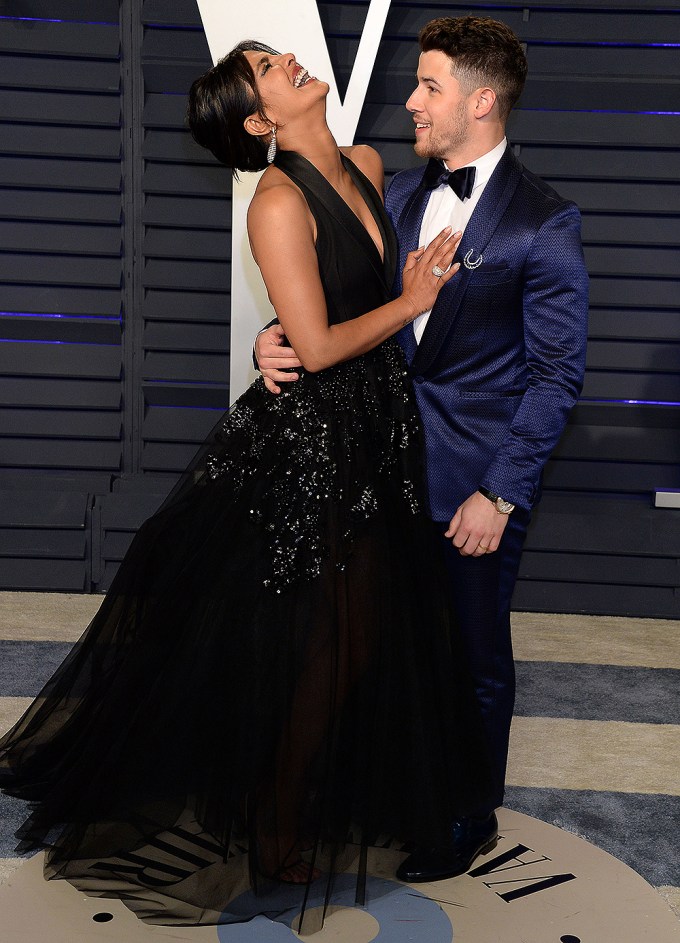Priyanka Chopra and Nick Jonas At A ‘Vanity Fair’ Oscar Party