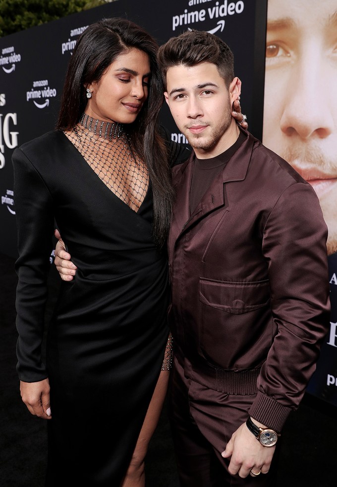 Priyanka Chopra and Nick Jonas At The ‘Chasing Happiness’ Premiere