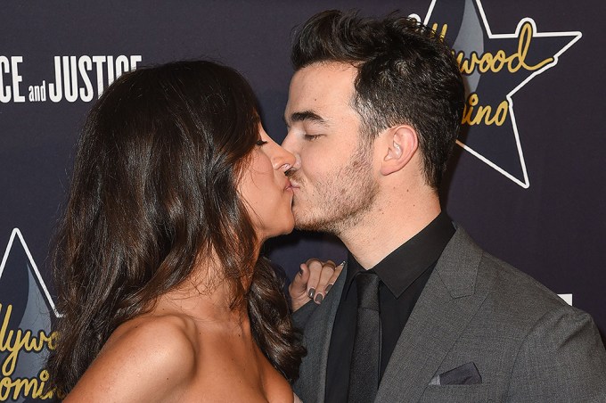 Kevin and Danielle Jonas At The Hollywood Domino & Bovet Gala