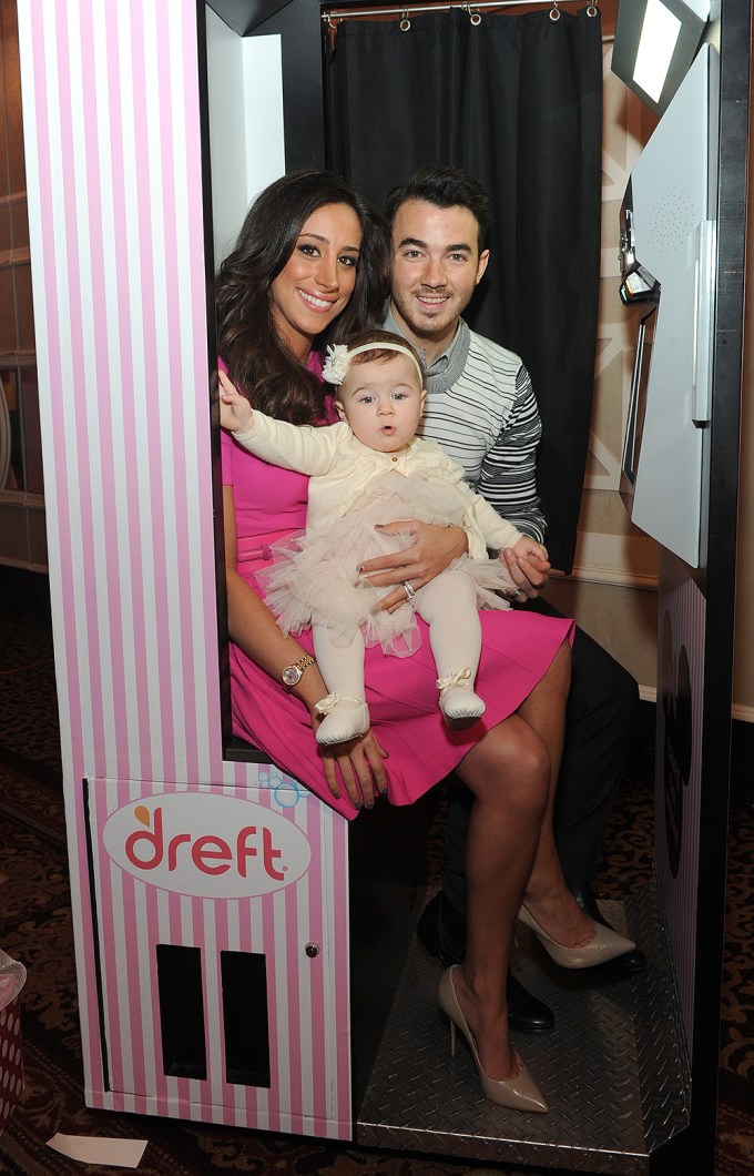 Kevin and Danielle Jonas With Their Daughter