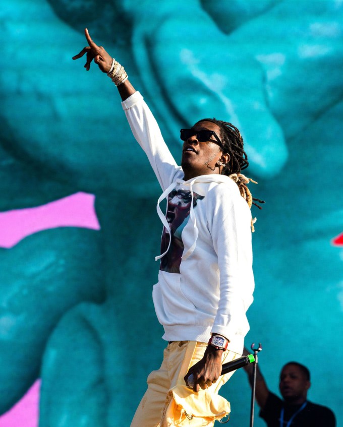 Young Thug Performing in Sweden in 2019