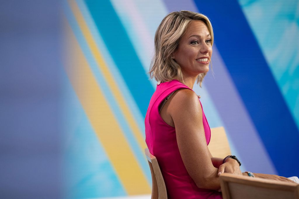 Dylan Dreyer in pink dress on Today Show