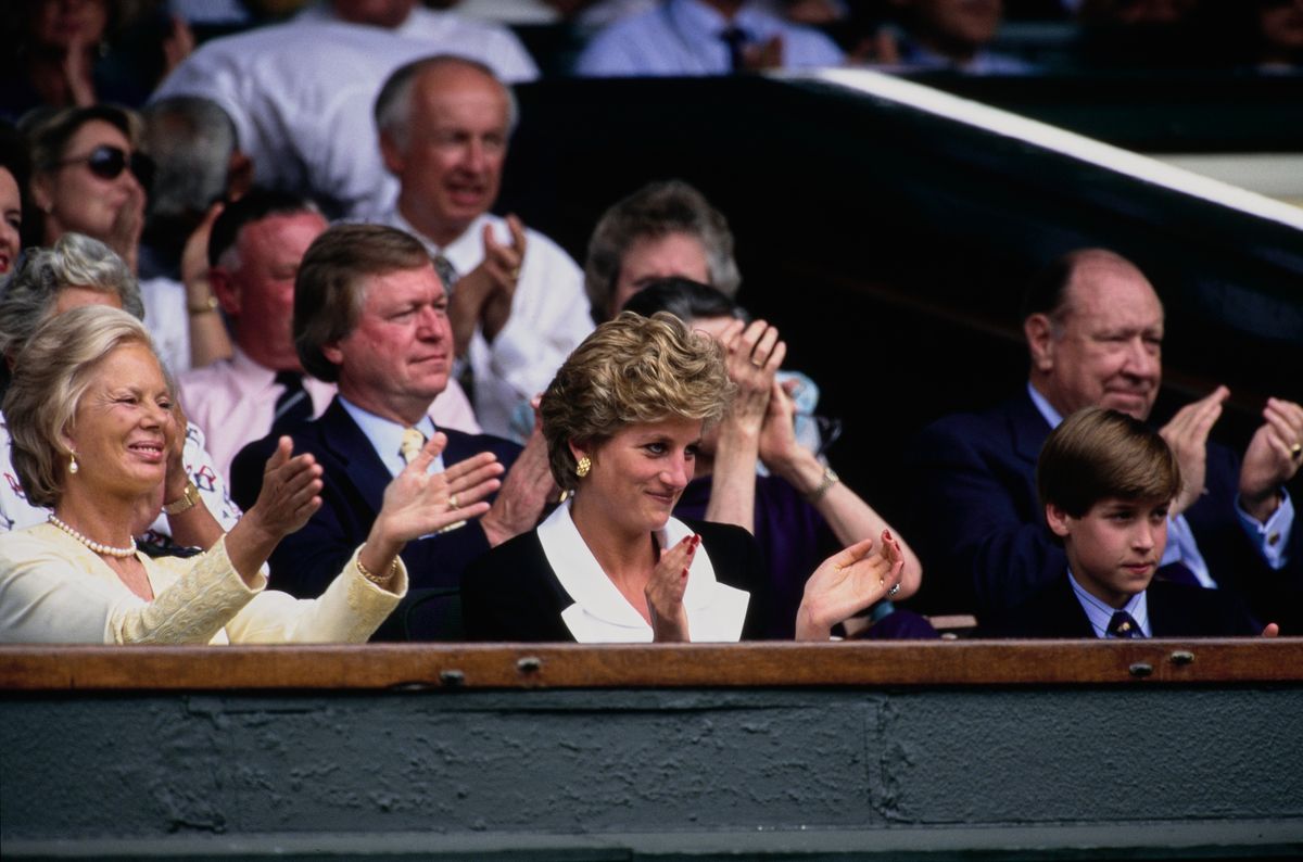 Katharine, Duchess of Kent, Princess Diana, Princess of Wales (1961 - 1997), and Prince William.