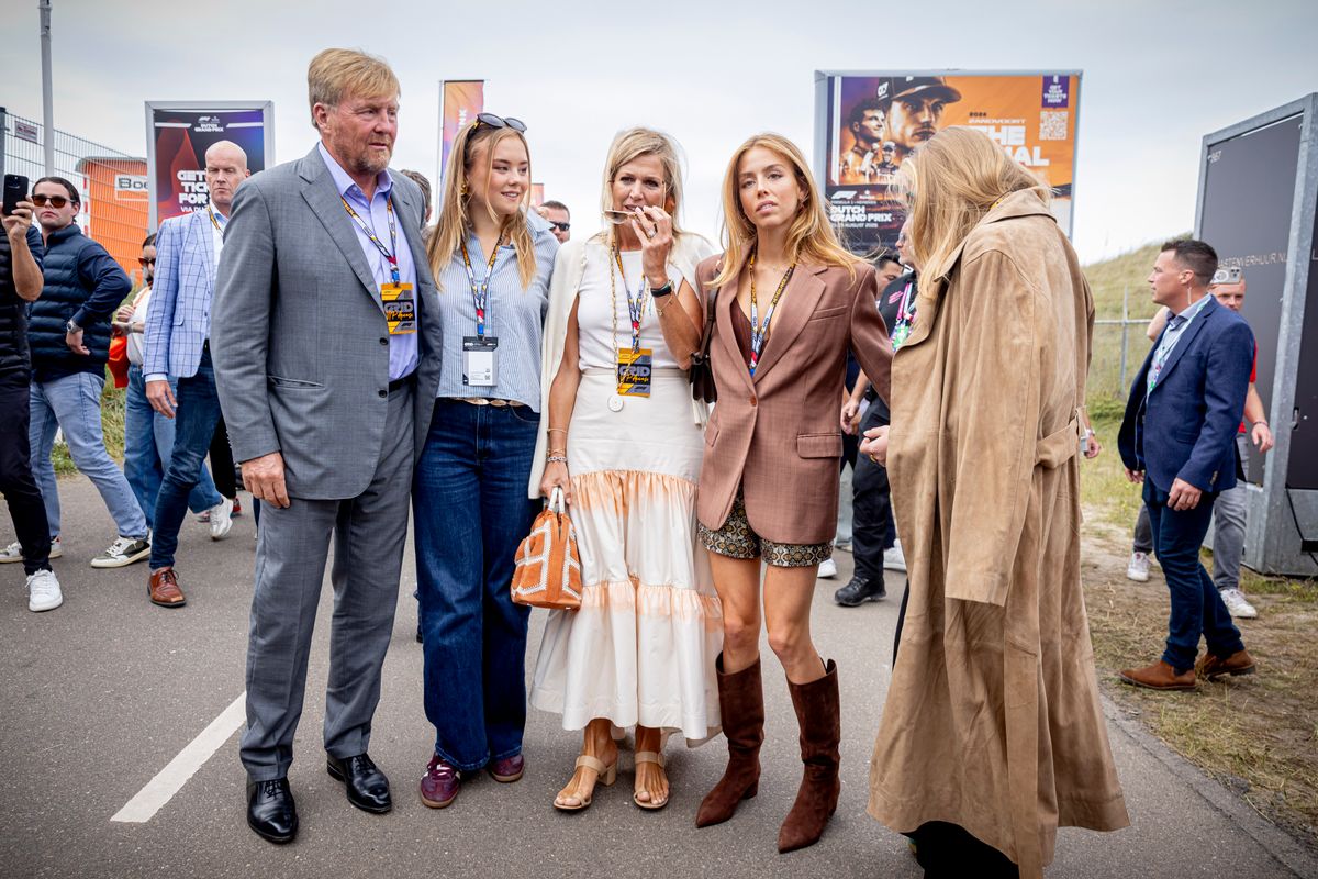 The Dutch Royal Family at the Dutch Grand Prix at Zandvoort Circuit on August 31, 2025