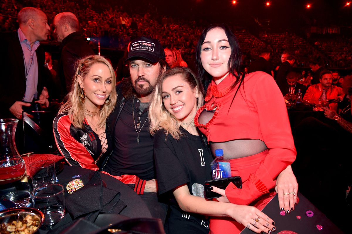  Tish Cyrus and singer-songwriters Billy Ray Cyrus, Miley Cyrus and Noah Cyrus attend the 2017 iHeartRadio Music Awards which broadcast live on Turner's TBS, TNT, and truTV at The Forum on March 5, 2017 in Inglewood, California.  