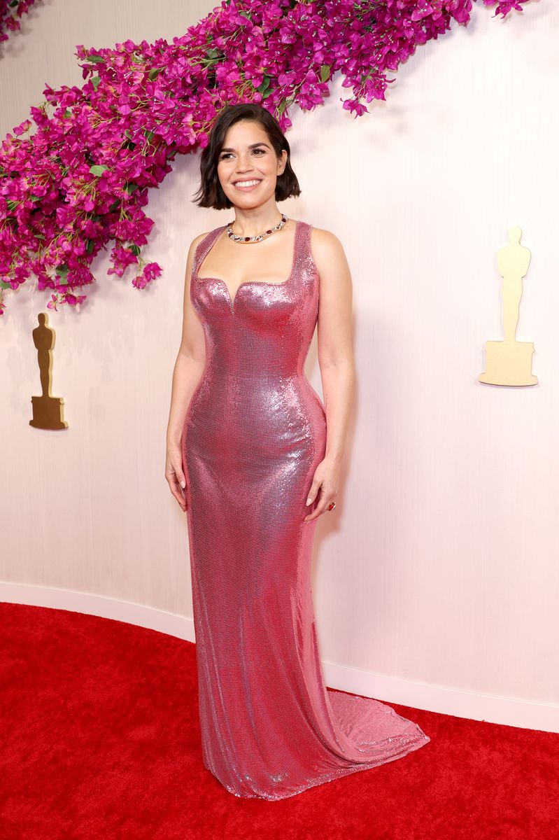 America Ferrera attends the 96th Annual Academy Awards on March 10, 2024 in Hollywood, California