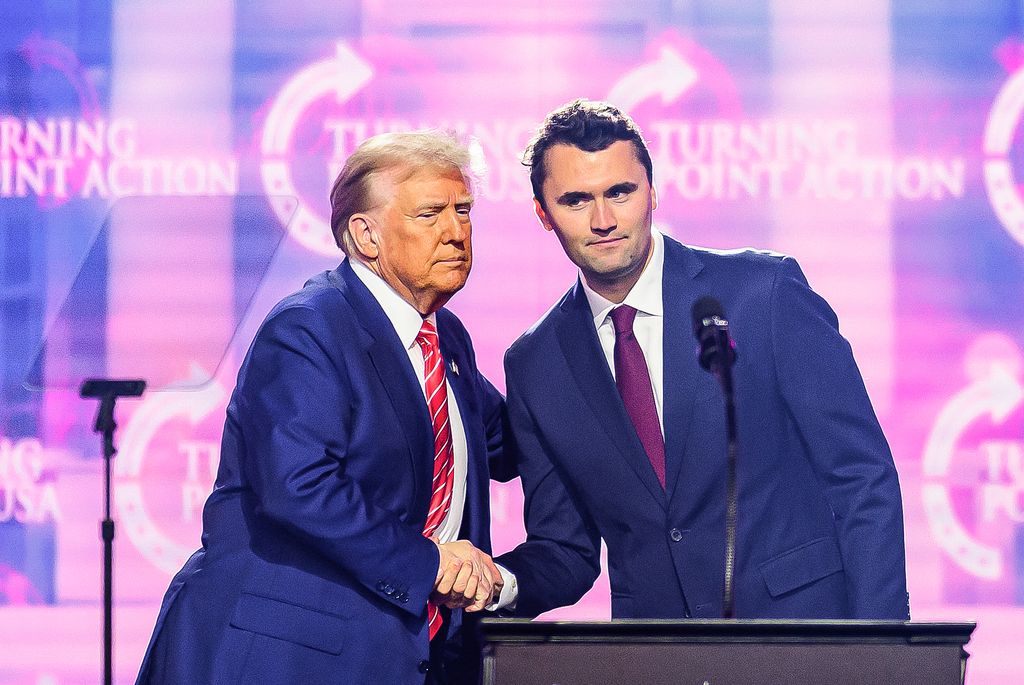 Charlie introduced JD Vance to Donald Trump     