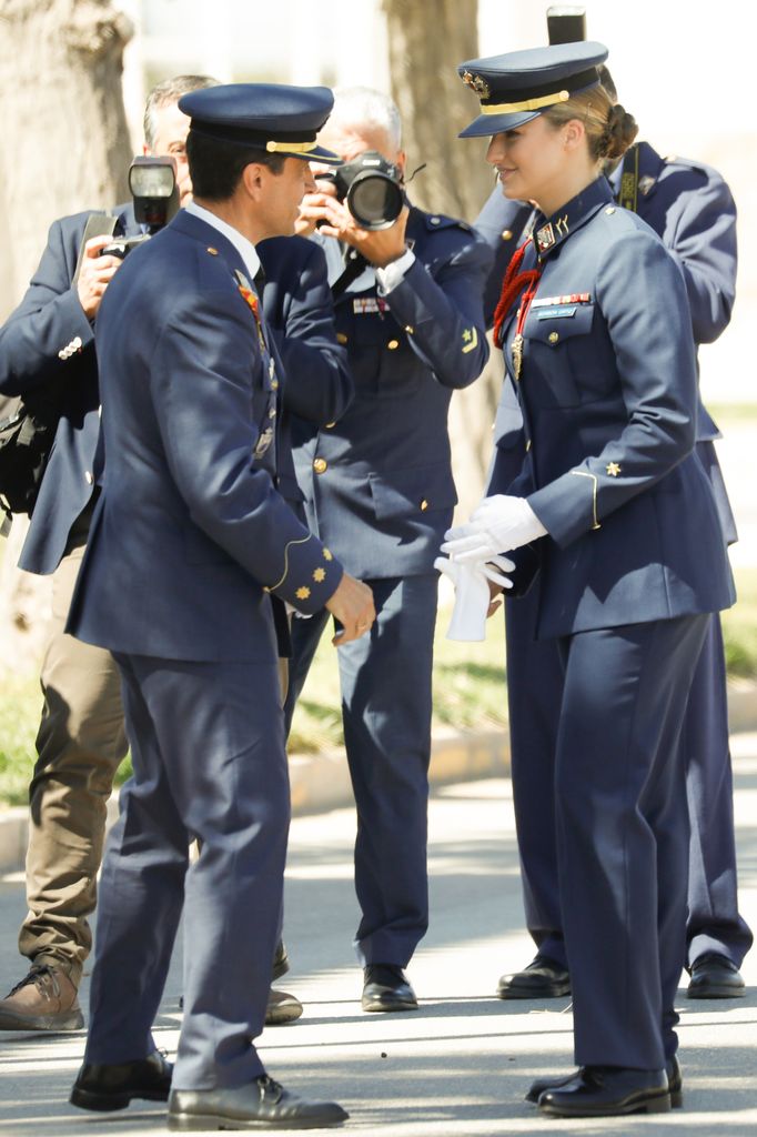 Princess Leonor welcomed to General Air Academy