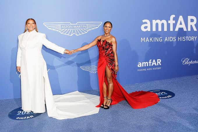 Queen Latifah at the AmfAR Gala 2023