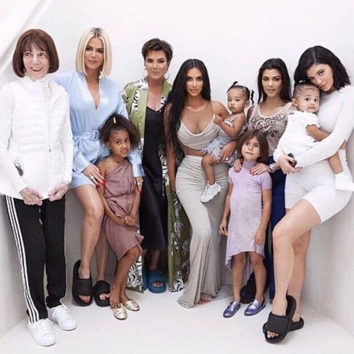 Her grandchildren span a wide age range.
