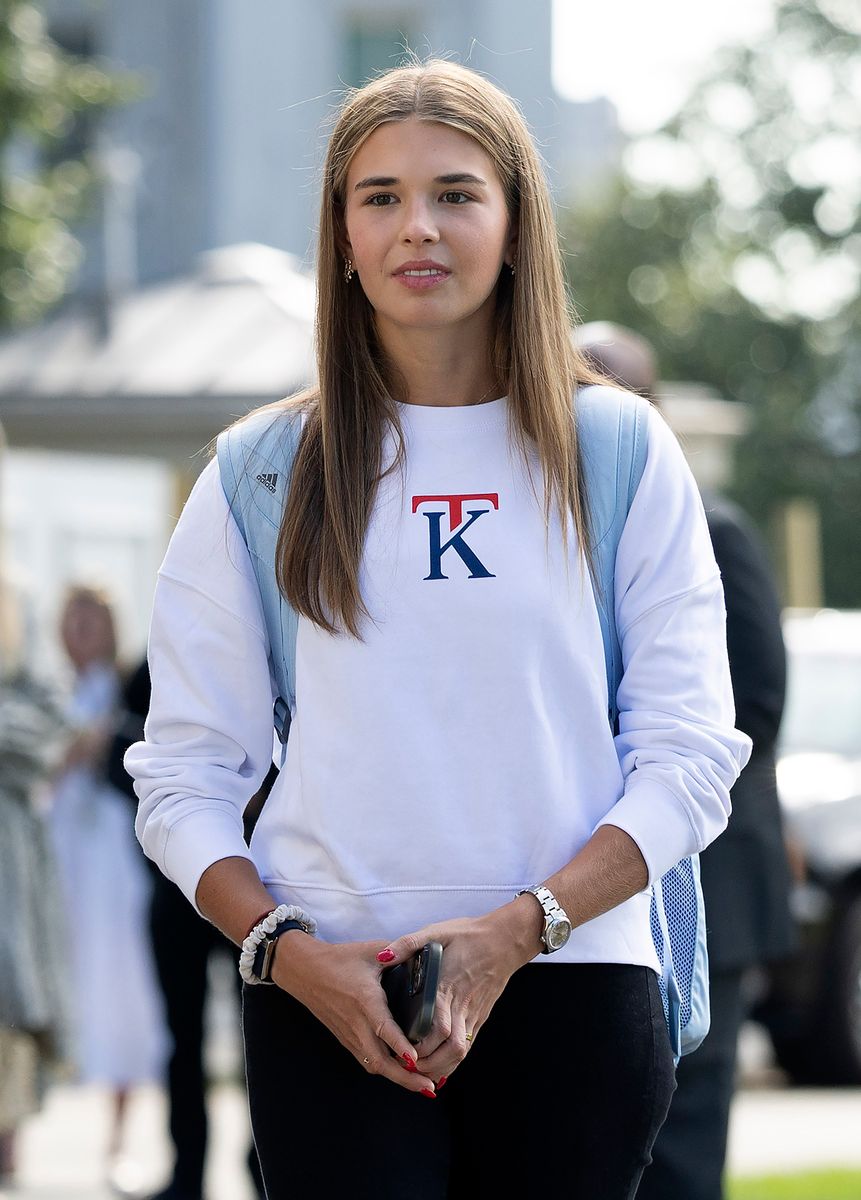 Kai Trump unveiled her new clothing brand this week and showcased one of its signature pieces at the 2025 Ryder Cup