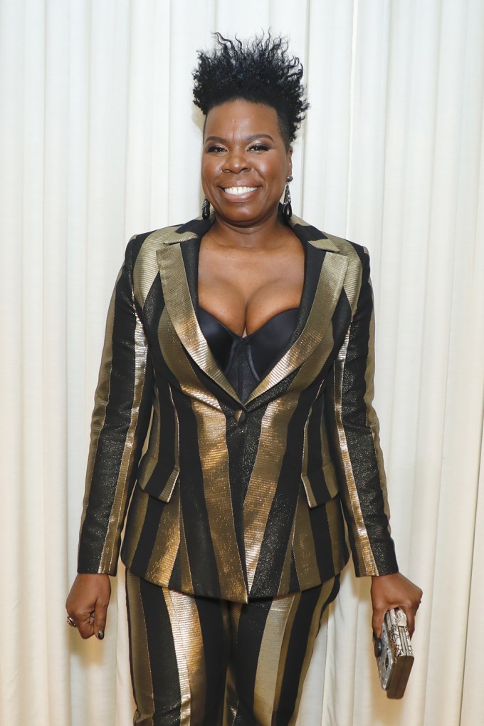 Leslie Jones at the Christian Siriano show