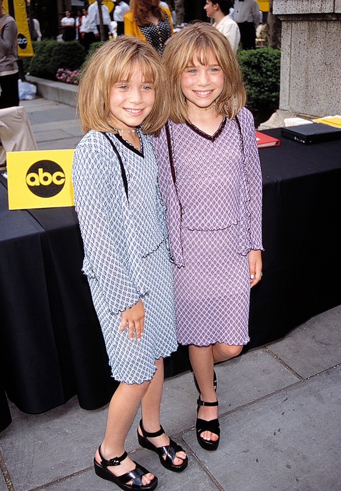 Mary-Kate and Ashley Olsen At An ABC Event