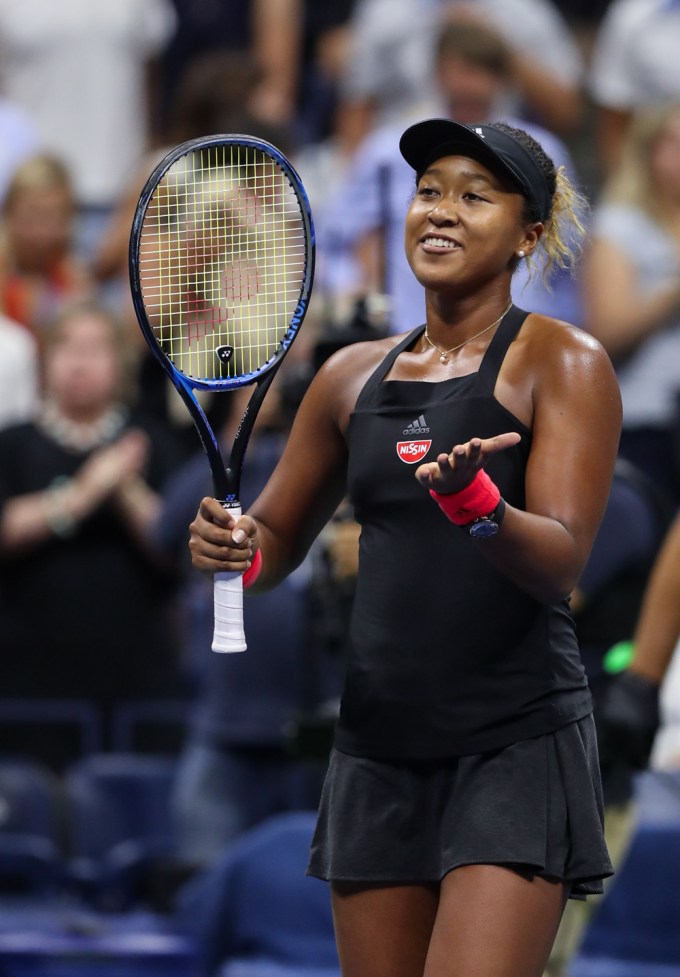 Naomi Osaka at the 2018 US Open