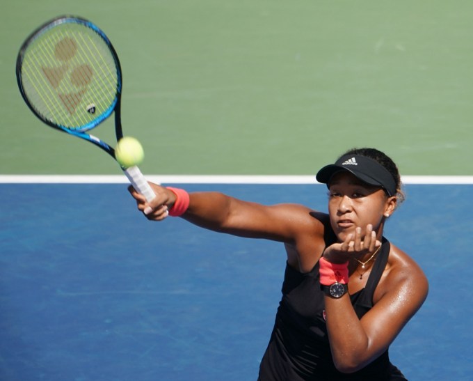 Naomi Osaka Hits a Return