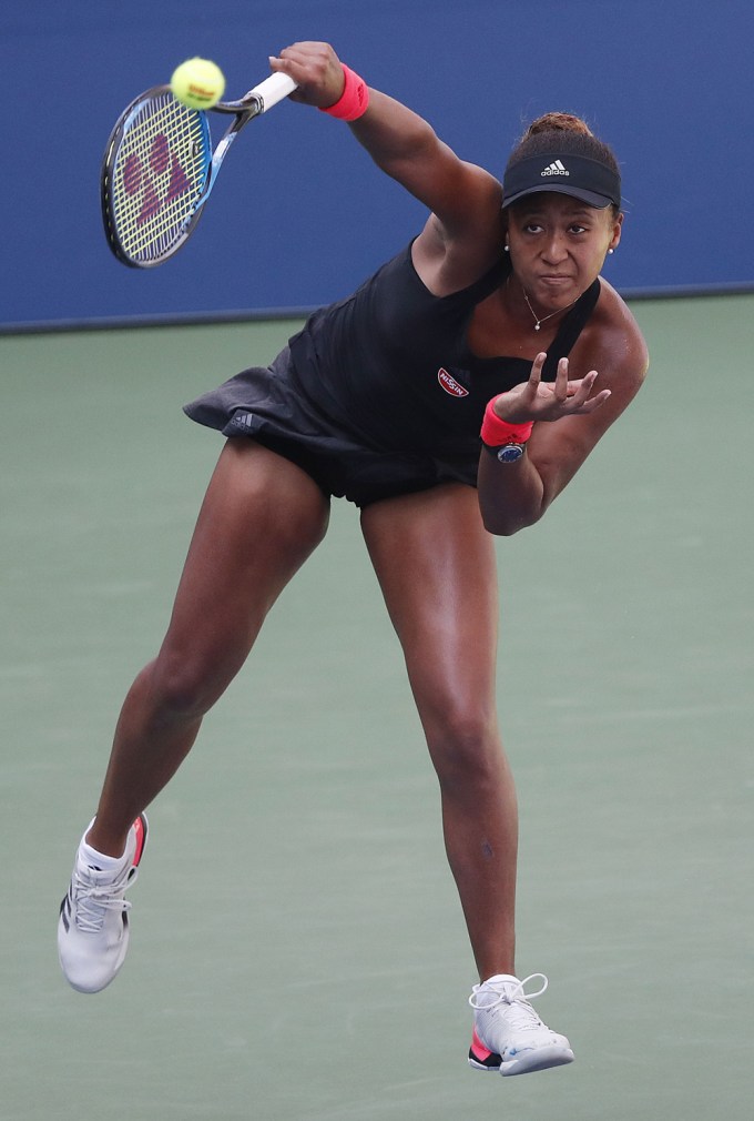 Naomi Osaka Serves
