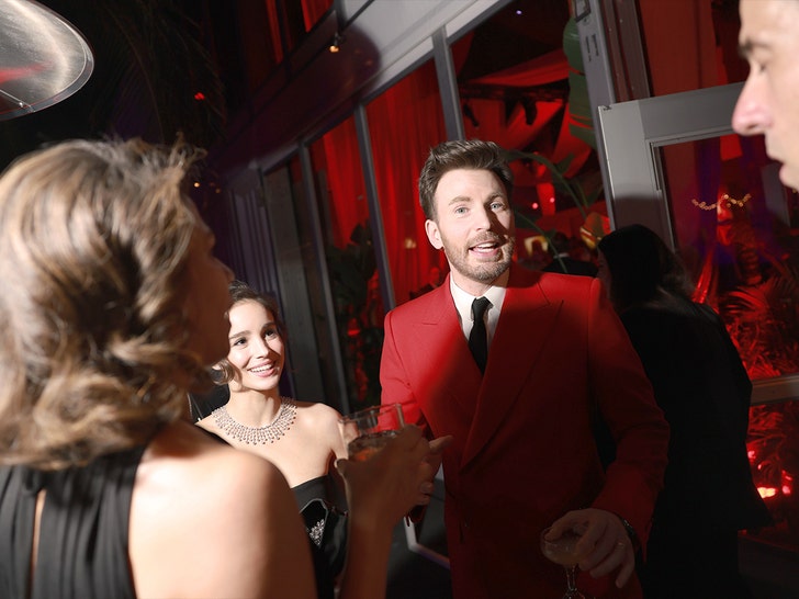 Chris Evans and Alba Baptista getty 1