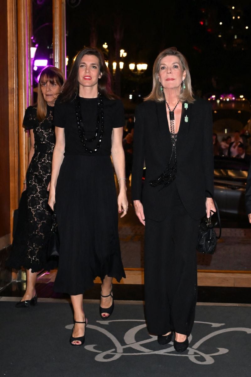 Princess Caroline and her daughter Charlotte Casiraghi attended the announcement ceremony for the 2025 Prince Pierre Foundation Awards at the Opéra Garnier in Monaco. 