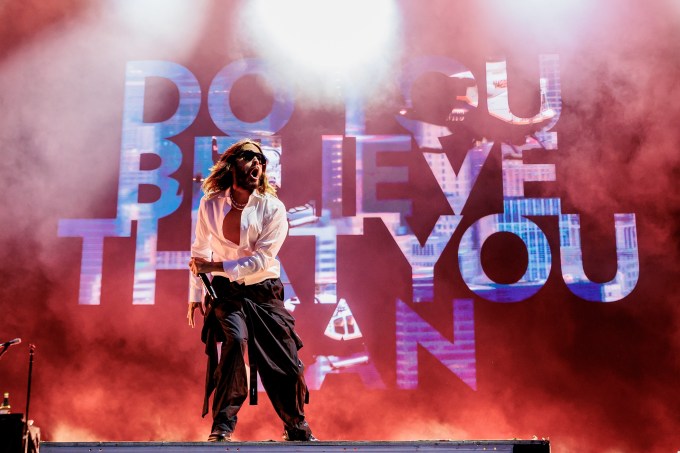Thirty Seconds to Mars Performing in Milan