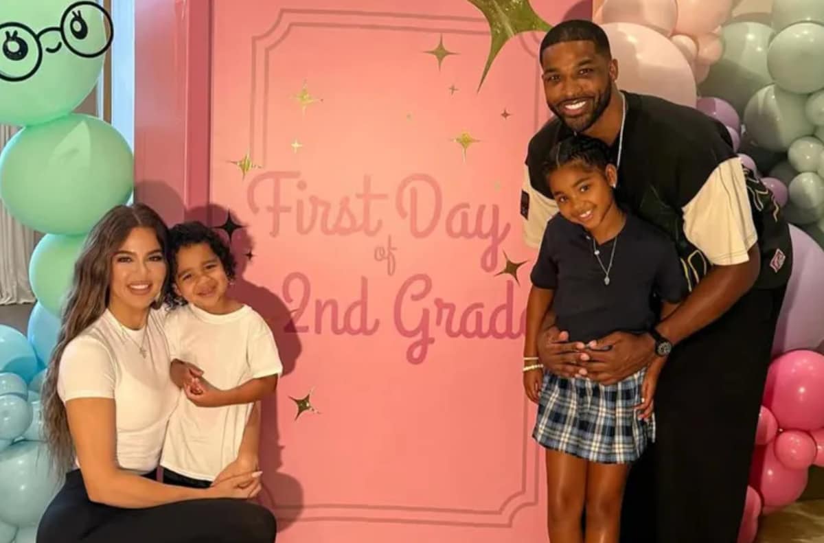 Khloé Kardashian and Tristan Thompson Celebrate Daughter True's 1st Day of 2nd Grade