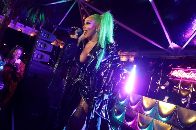 Doja Cat on stage
